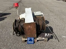Winch for lifeboat