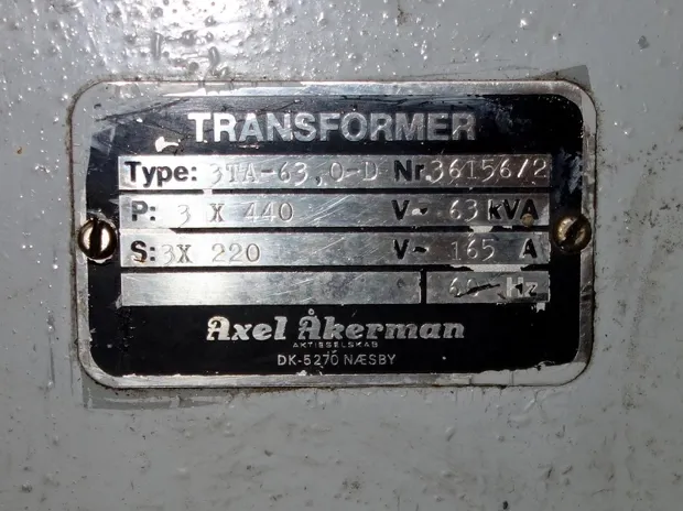 Image 5 of 5 - Aksel Åkerman - 3TA-63,0 D