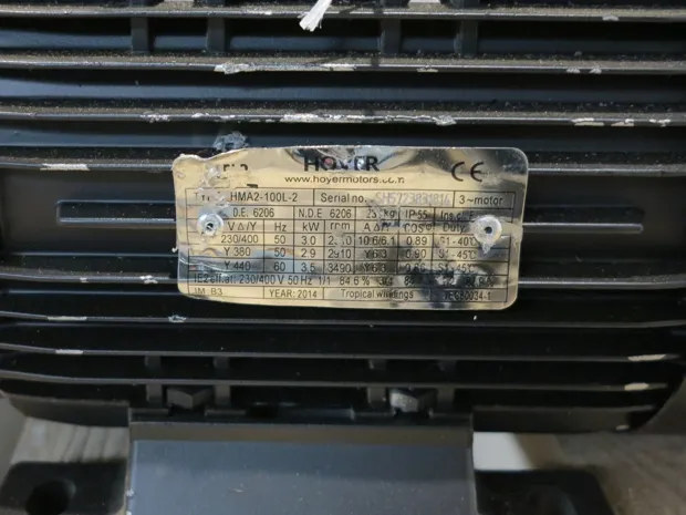 Image 3 of 3 - Hoyer Motors - HMA2-100L-2