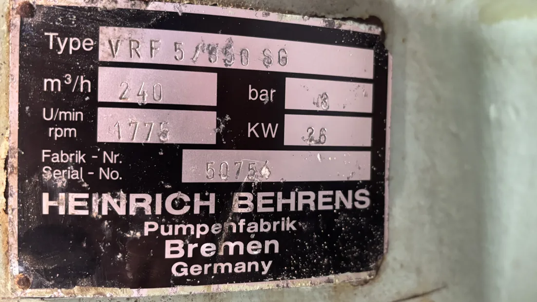 Image 9 of 10 - Heinrich Behrens - VRF 5/350 SG