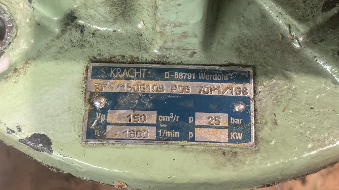 Image 9 of 9 - Kracht - KF4/150G10B P0B 7DP1/196