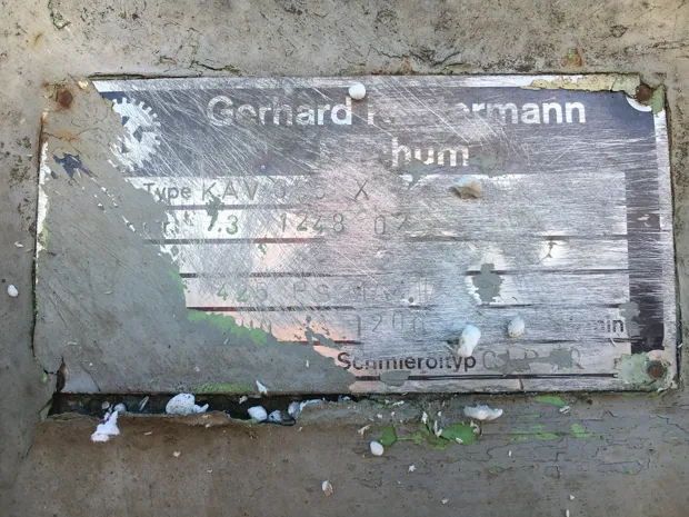 Image 2 of 2 - Kamome Side Thruster - Type TCA-60 DLN No. T-1112. Weight: 3.630 Kg.