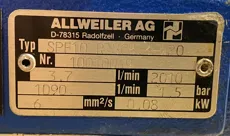 Allweiler - SPF10R28G8 3-W20