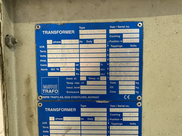 Image 6 of 9 - Møre Trafo - LTB 4235