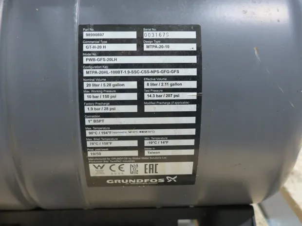 Image 6 of 6 - Grundfos - GT-H-20 H