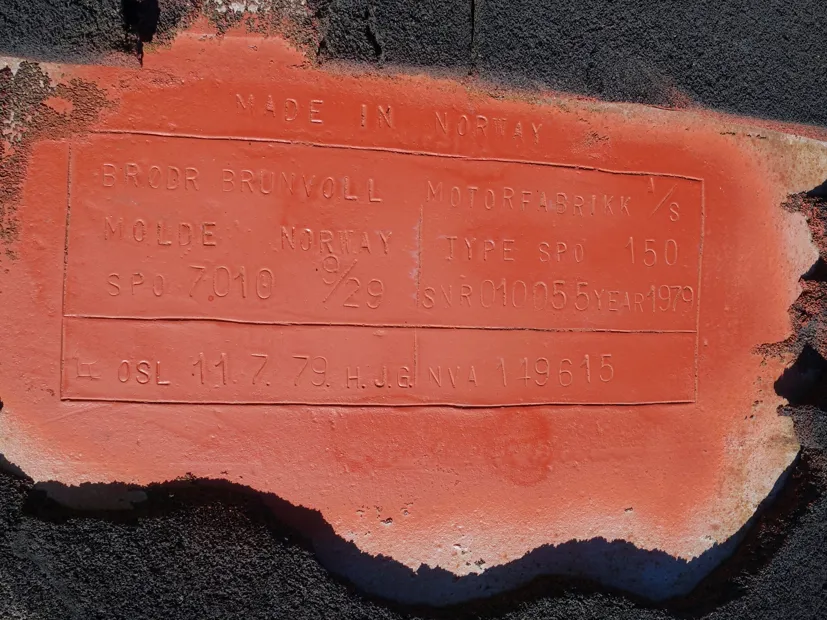 Image 2 of 3 - Brunvoll - SPO 150 SPO 7010 9/29, Serial no. 010055, NVA 149615 (DNV)
