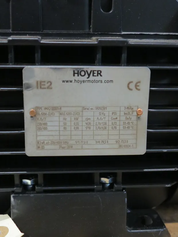 Image 2 of 2 - Hoyer Motors - HMA2080D1-4