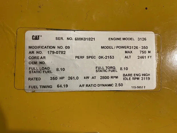Image 9 of 12 - Caterpillar - 3126