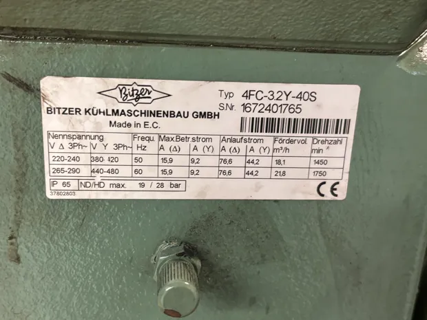 Image 4 of 9 - Bitzer - 4FC-3.2Y-40S
