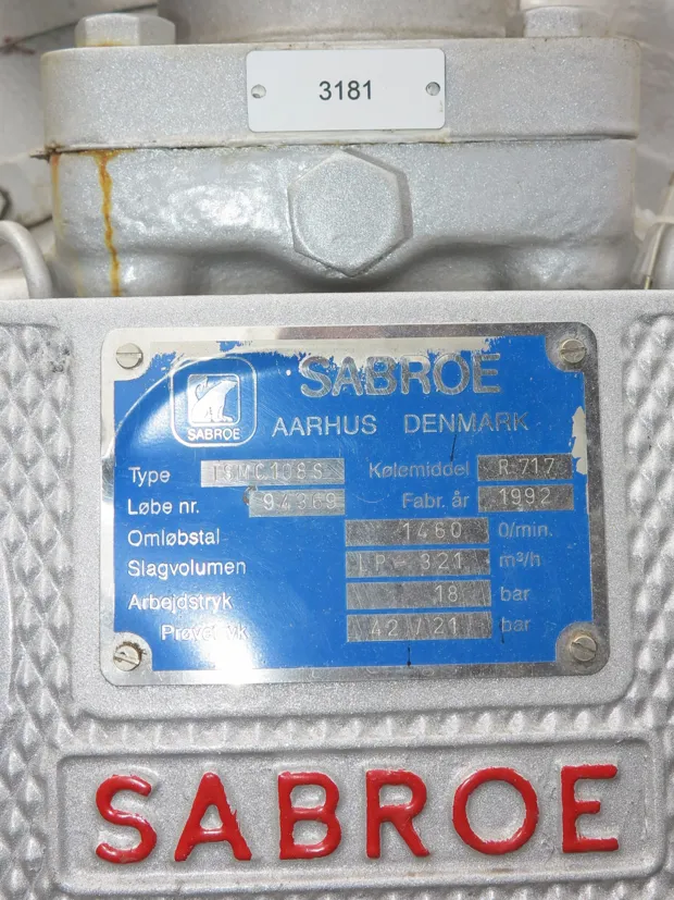 Image 11 of 11 - Sabroe - TSMC108S