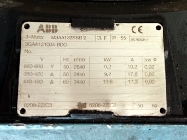 Image 4 of 4 - ABB - M3AA 132 SBB2