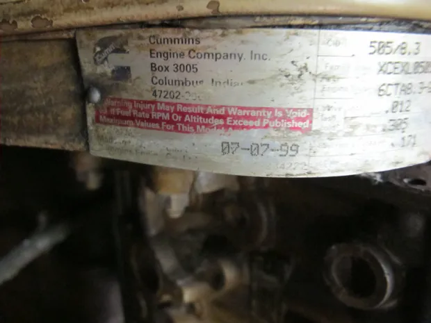 Image 4 of 6 - Cummins