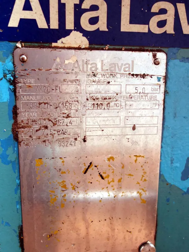 Image 2 of 3 - Alfa Laval - AK20-FL