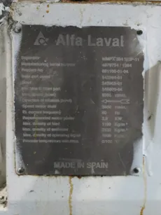 Alfa Laval - MMPX 304 SGP-11
