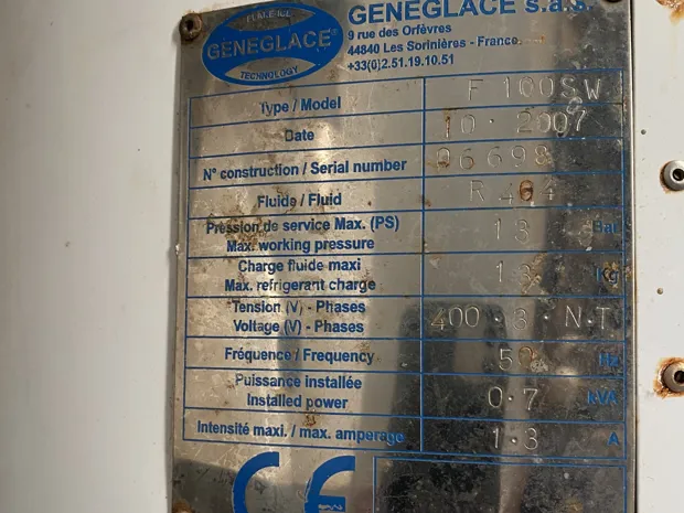 Image 5 of 5 - GENEGLACE - F100 SW Icemachine/ icegenerator