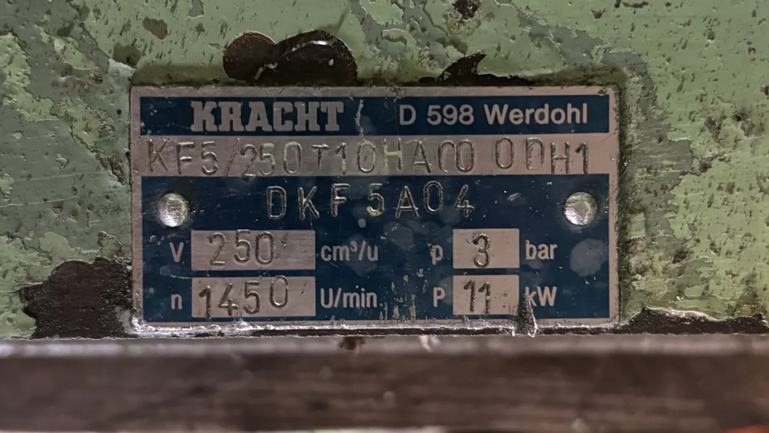 Image 7 of 7 - Kracht  - KF5/250 T10HA00 0DH1