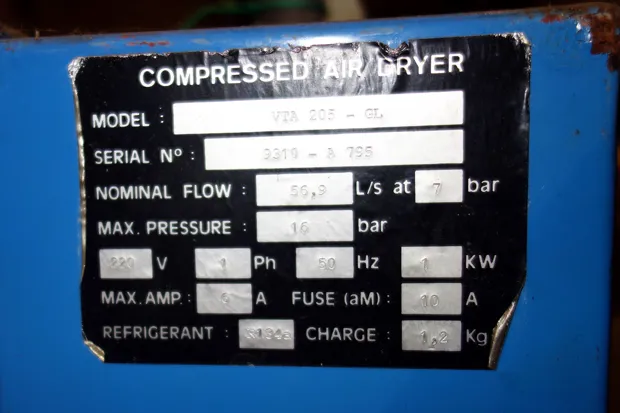 Image 4 of 4 - Granzow - lufttørreanlæg til compresor - VTA 205-GL