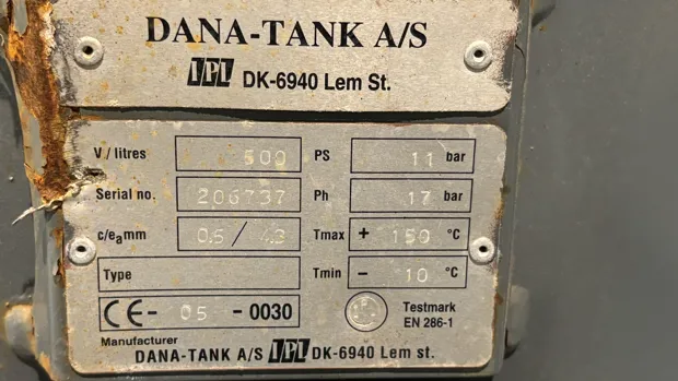 Image 7 of 7 - DANA-tank air tank - 500 liters