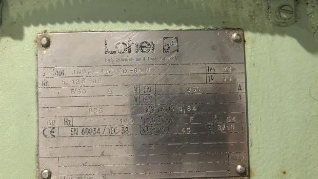 Image 7 of 7 - Loher - JNWA-450MD-06M