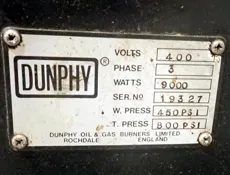 Dunphy - "T" series Power Burner TH 35-ZHL