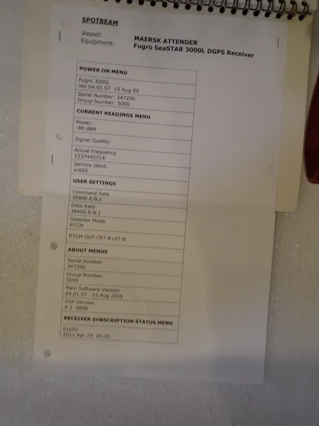 Image 3 of 3 - Fugro SeaStar - 3000 L DGPS