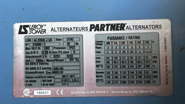 Image 13 of 16 - Kohler SDMO J110K