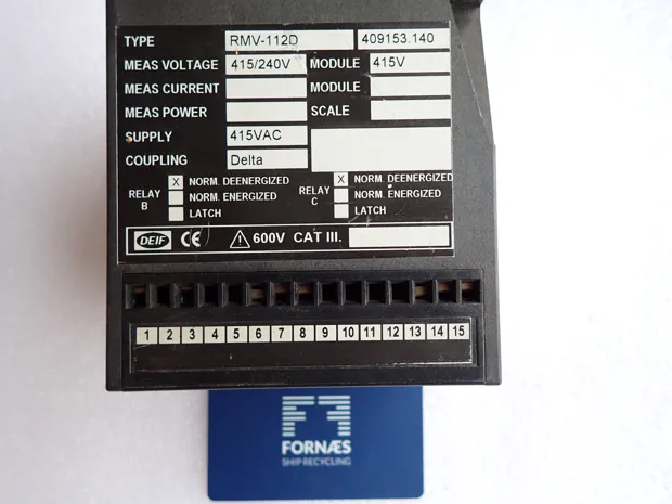 Image 2 of 2 - DEIF - RMV-112D