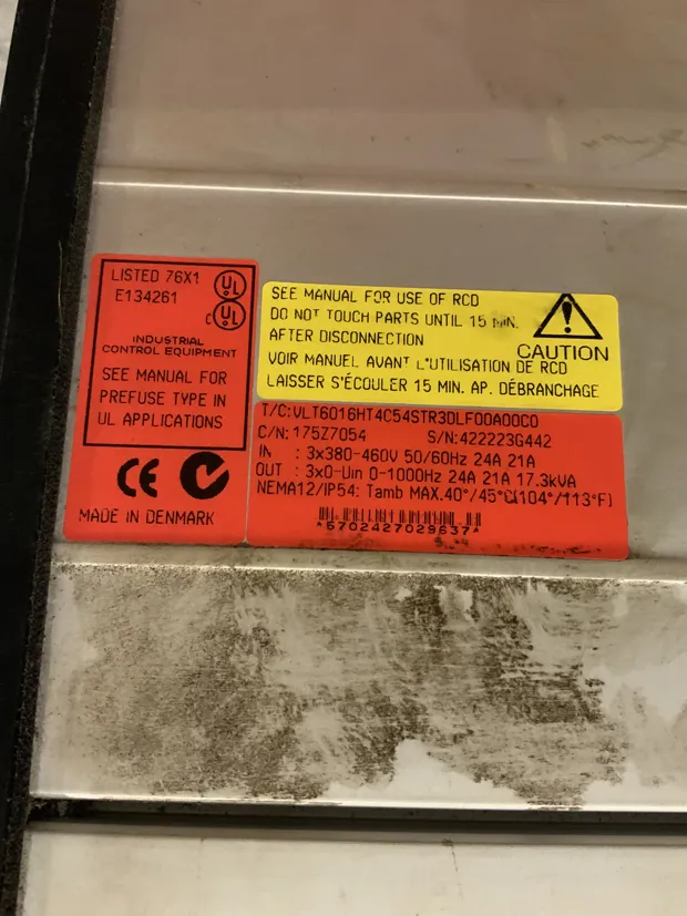 Image 3 of 3 - Danfoss - VLT 6000 HVAC