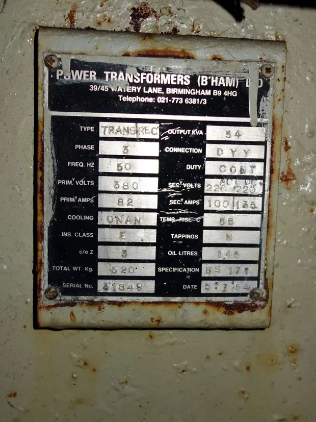 Image 2 of 2 - Power Transformers - Transrec