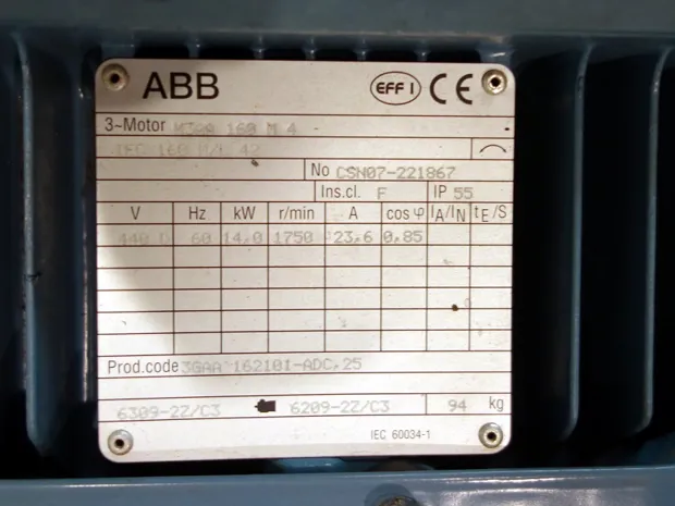 Image 4 of 4 - ABB - M3AA 160 M4