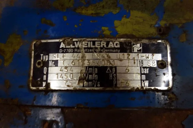 Image 3 of 3 - Allweiler - SLF 44(?) ER46