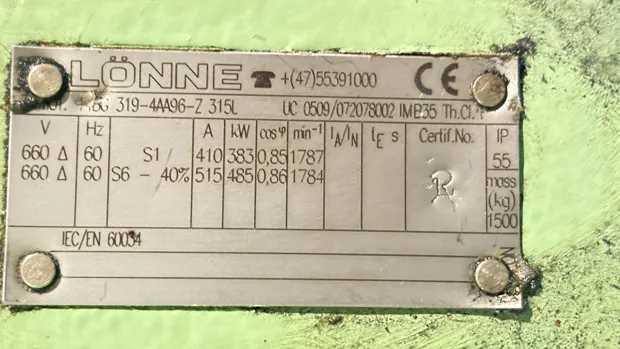 Image 7 of 7 - Lönne - 14BG 319-4AA96-Z 315L