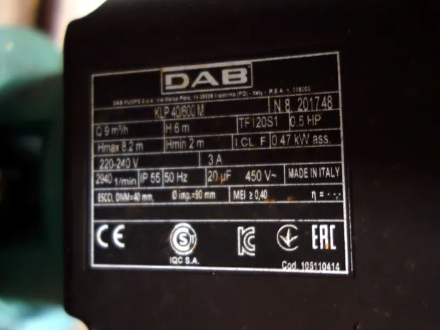 Image 3 of 4 - DAB - KLP40/600M