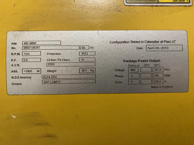 Image 7 of 8 - Caterpillar - ECO38 3S4