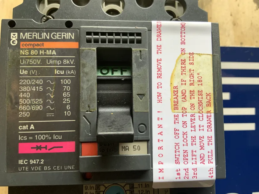 Image 2 of 2 - Merlin Gerin - NS80H-MA