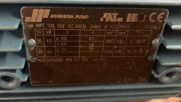 Image 5 of 7 - Johnson pump, SPXFlow - KGEF 14-8-A67, 20-024023