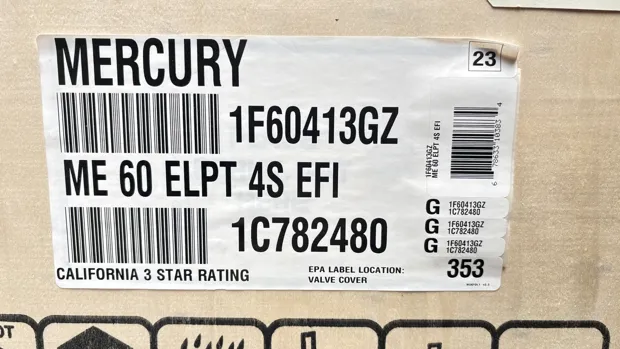 Image 1 of 4 - Mercury - F 60 ELPT 4S EFI