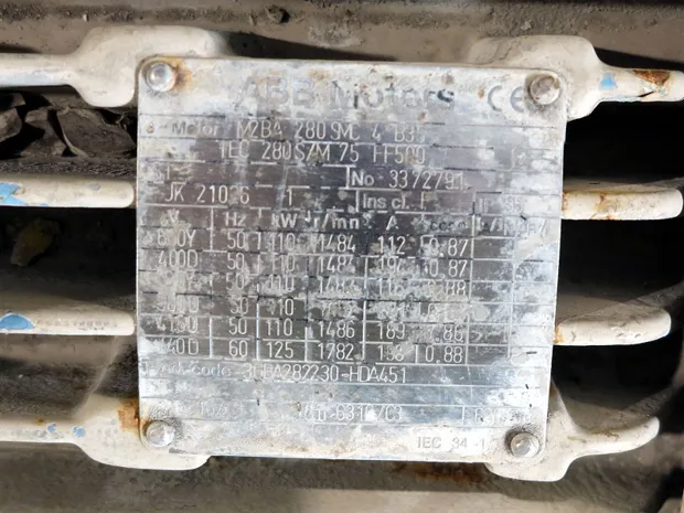 Image 4 of 4 - ABB - M2BA 280 SMC 4 1335