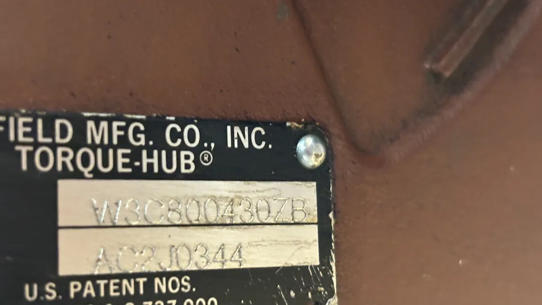 Image 8 of 8 - FAIRFIELD MFG. CO. INC. - TORQUE HUB W3C800430ZB