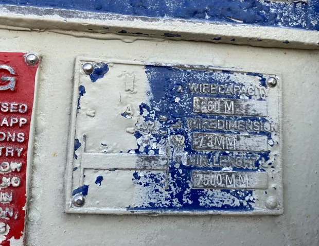 Image 8 of 9 - Trawl winch