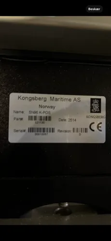 Kongsberg - SN96 K- pos