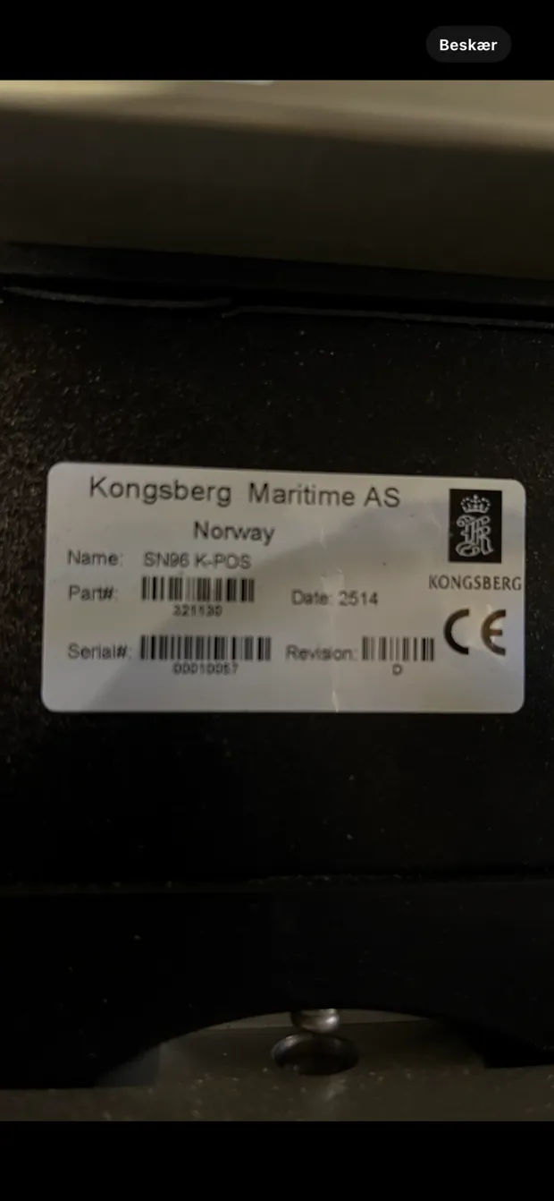 Image 3 of 6 - Kongsberg - SN96 K- pos