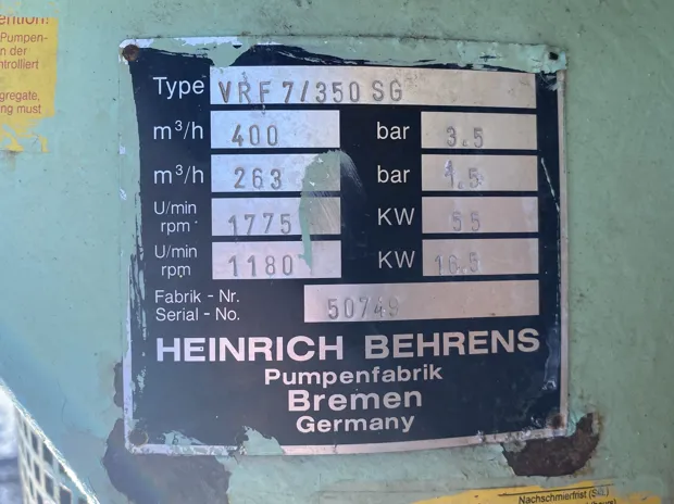 Image 5 of 5 - Heinrich Behrens - VRF 7/350SG