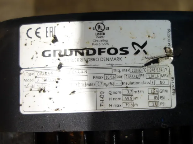 Image 4 of 5 - Grundfos - CM3-6A-R-G-E-AQQE E1-A-A-A-N