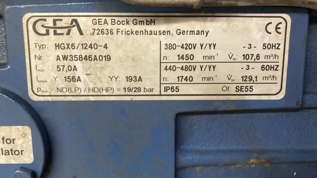 Image 2 of 7 - GEA Bock - HGX6/1240-4
