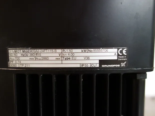 Image 4 of 6 - Grundfos - LPE 65-125/104 A-F-BUBE