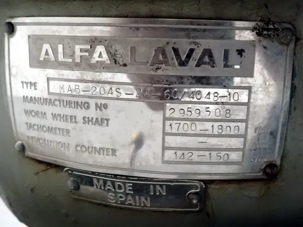 Image 4 of 4 - Alfa Laval - MAB 204S-24-60/4048-10