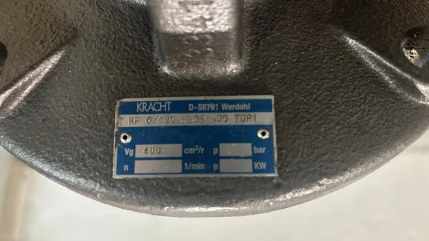 Image 9 of 10 - Kracht - KF 6/400 H20B N00 7FP1