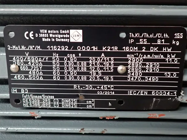 Image 3 of 3 - VEM - K21R 160 M2 DK HW