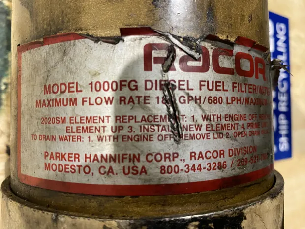 Image 7 of 8 - Racor - 1000 FG